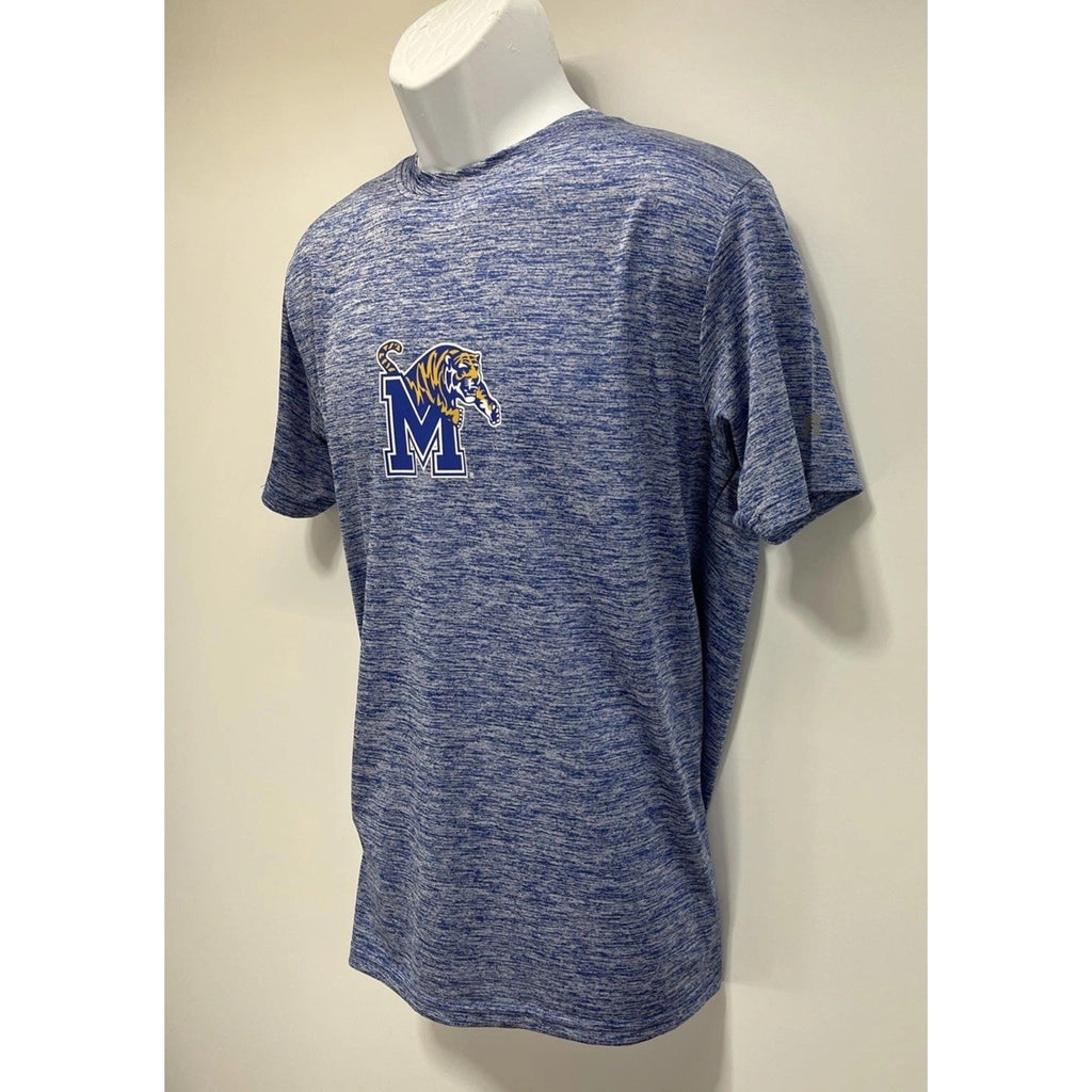 University Of Memphis Tigers Russell Mens Blue Shirt Polyester Size XL