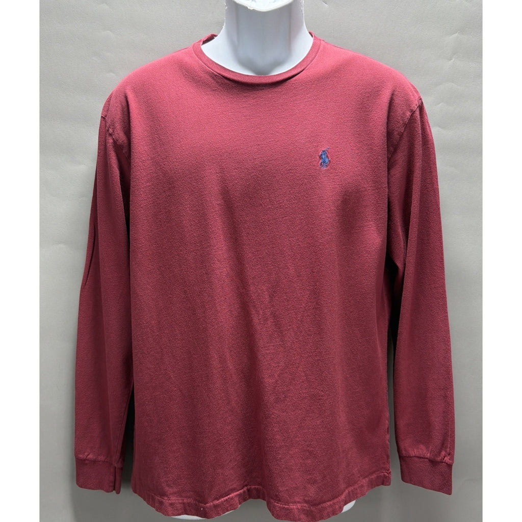 Polo Ralph Lauren Men’s Red Blue Pony T-Shirt Size Small Pullover Tee