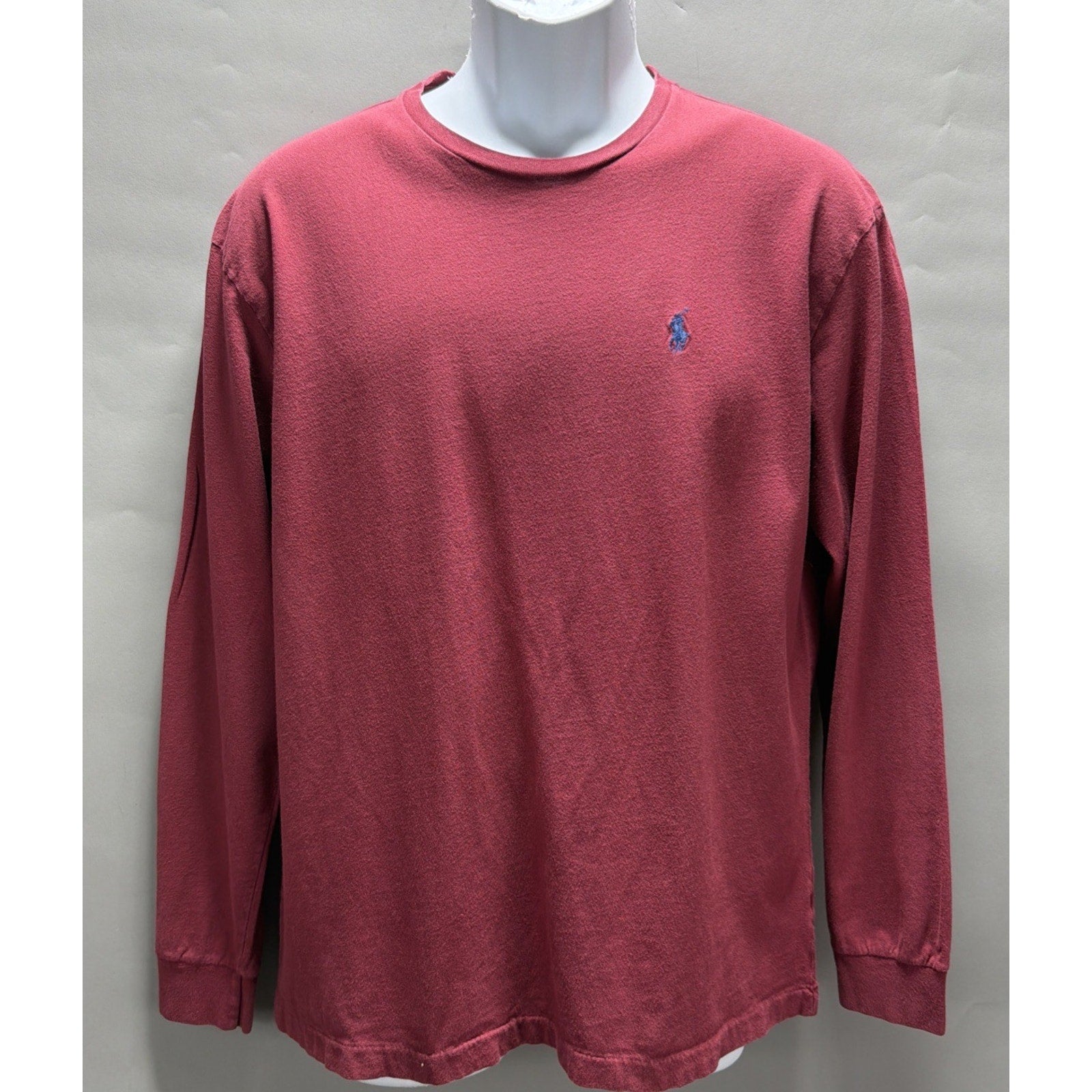 Polo Ralph Lauren Men’s Red Blue Pony T-Shirt Size Small Pullover Tee