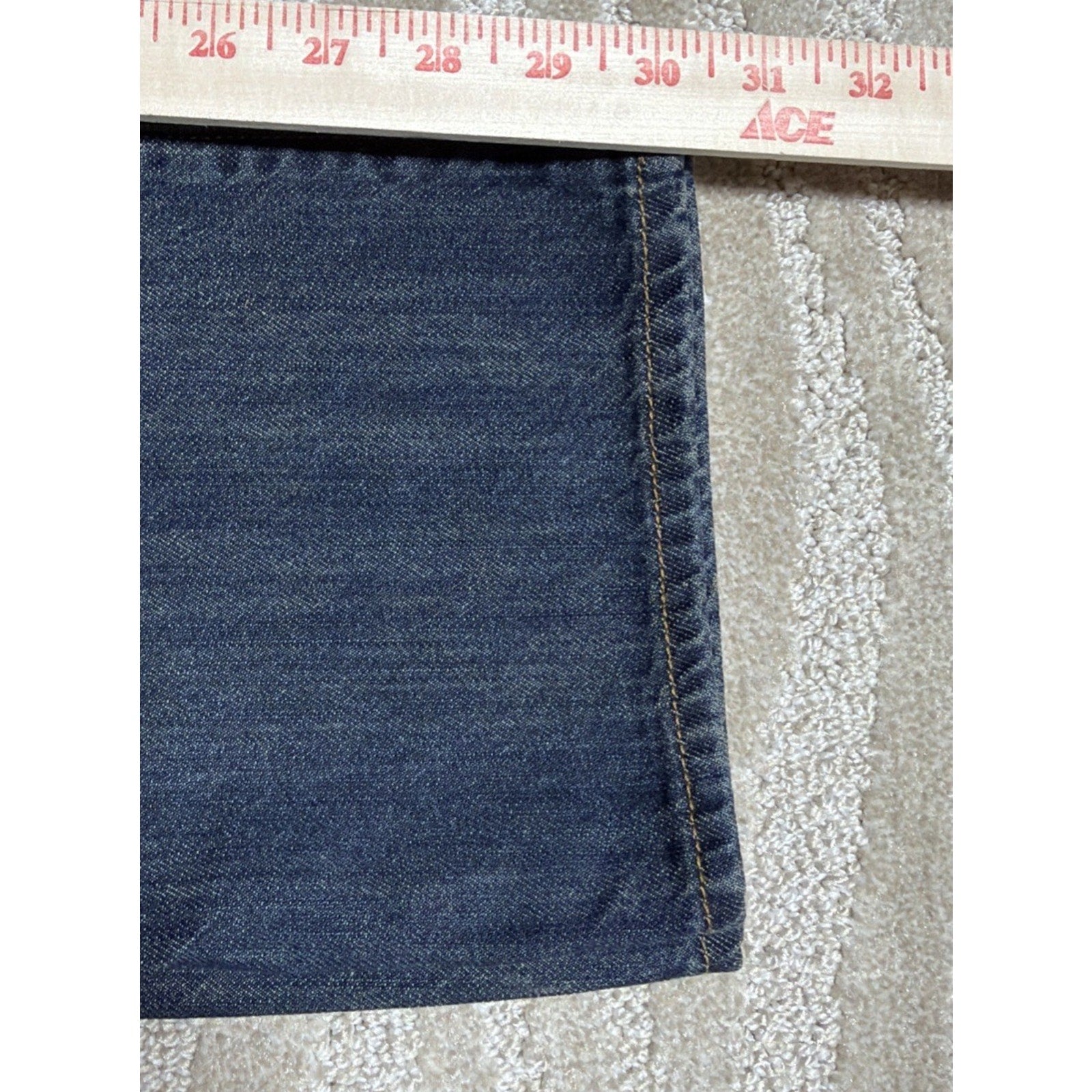Childrens Place Boys Jeans Size 18 Kids Blue Semi Evase Bootcut Denim 32x30