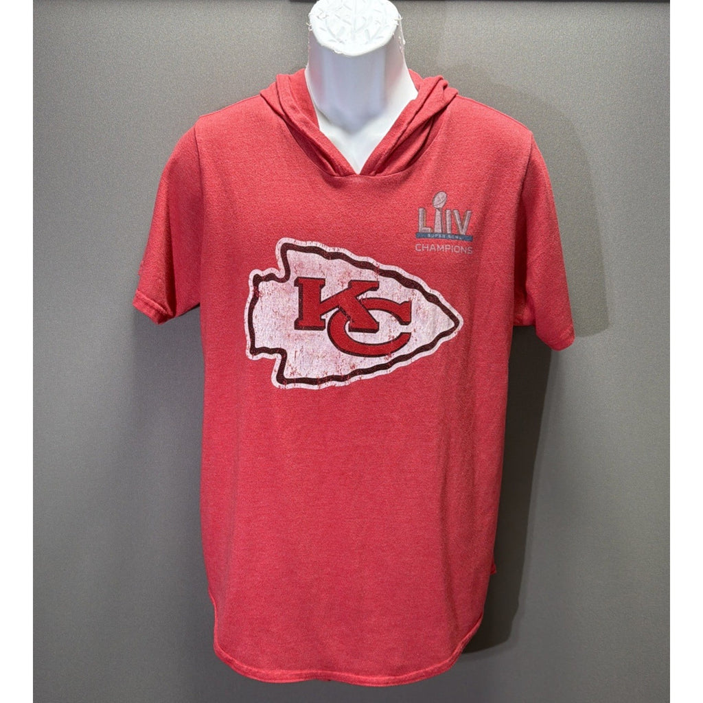 Kansas City Chiefs Mahomes #15 Pro Line Hoodie Shirt Mens L Red Super Bowl LIV