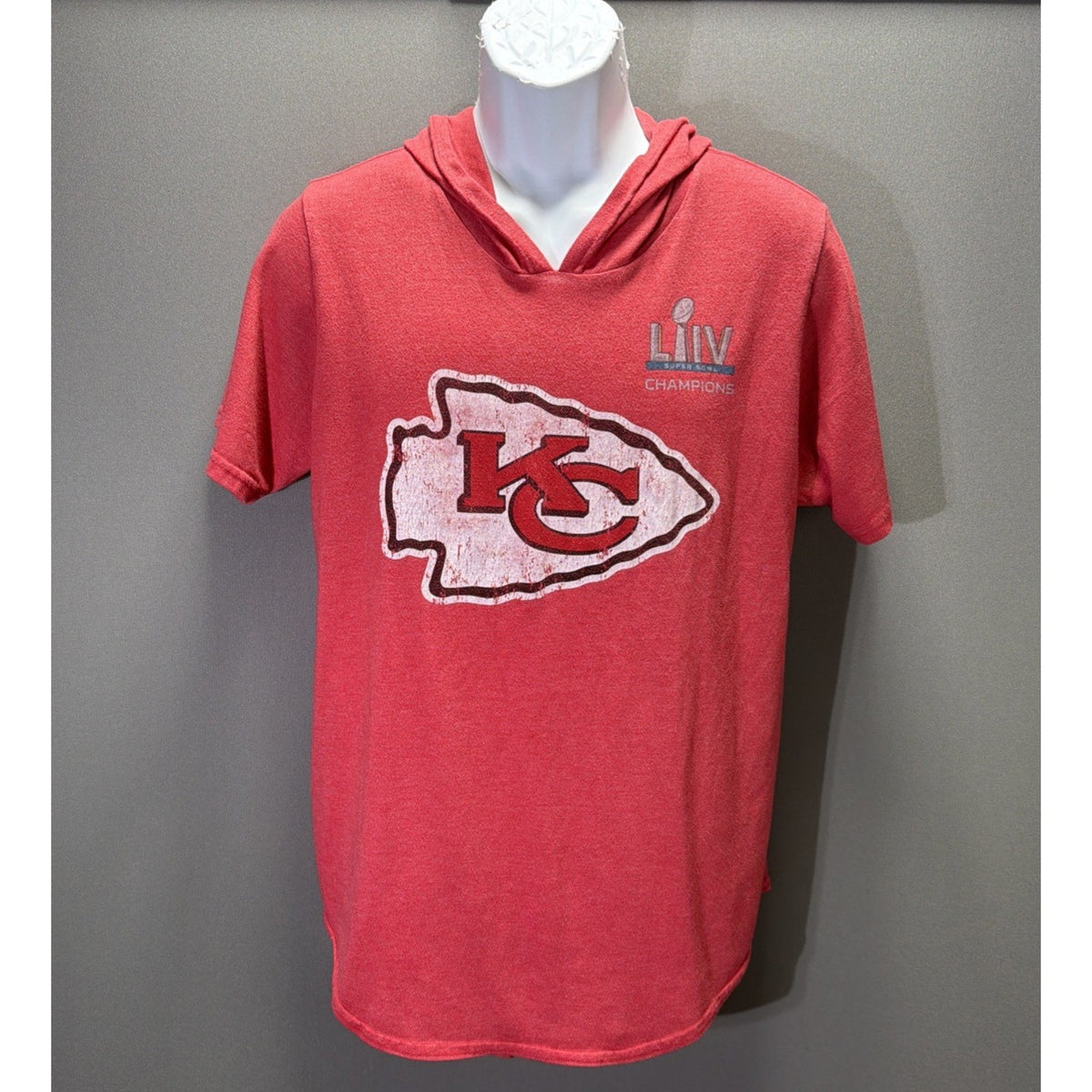 Kansas City Chiefs Mahomes #15 Pro Line Hoodie Shirt Mens L Red Super Bowl LIV
