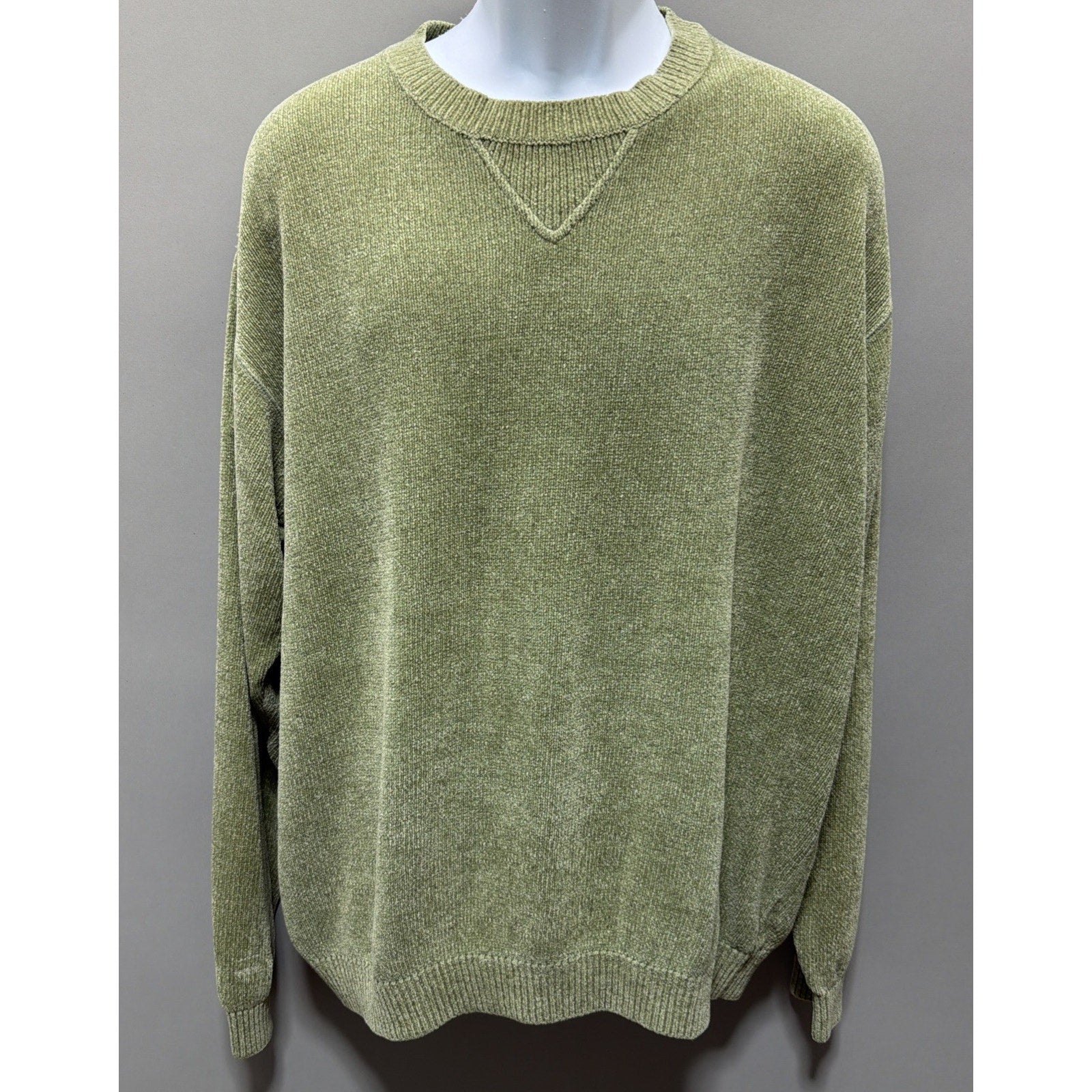 Vintage Descente International Collection Green Mens Knit Sweater XXL