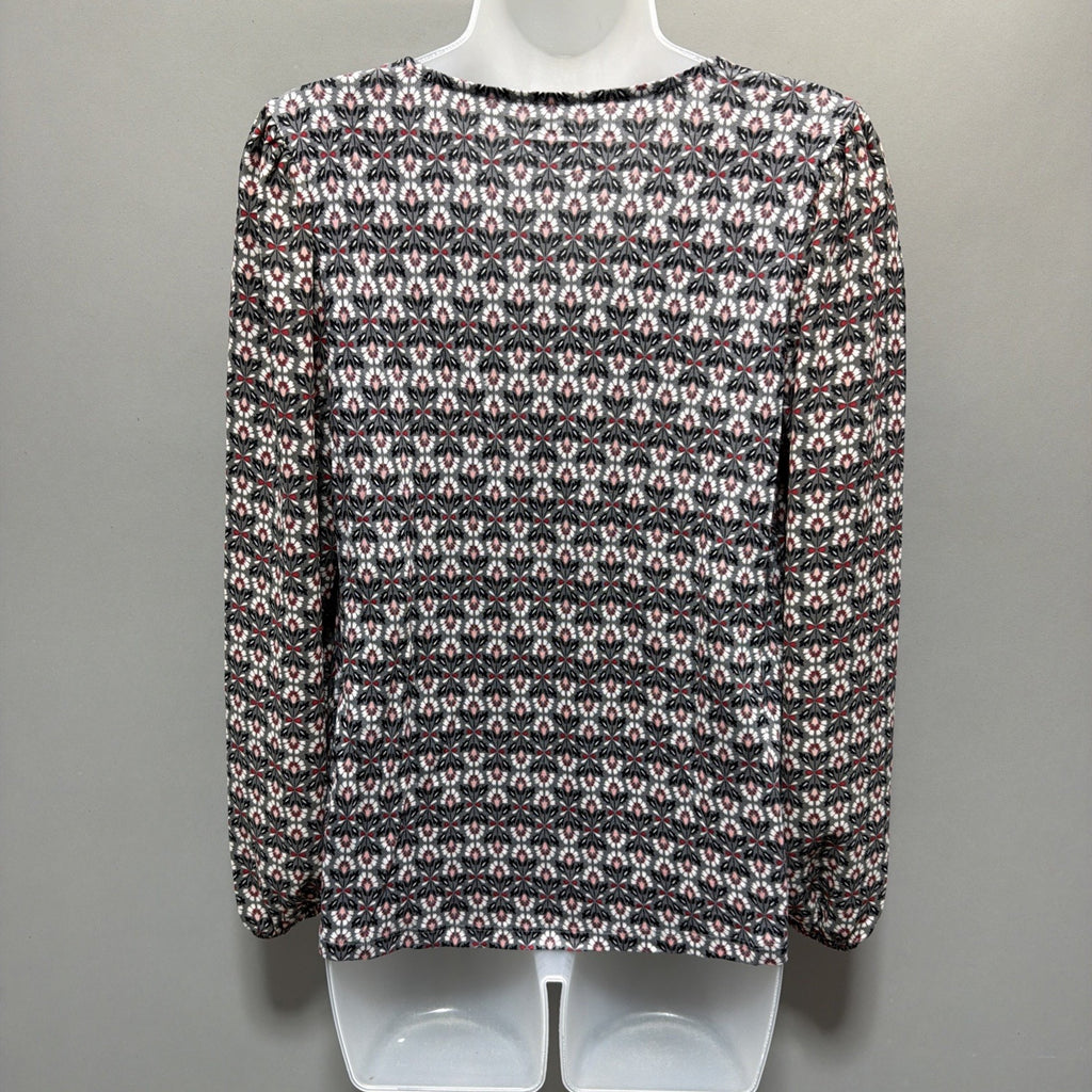 Loft Long Sleeve Floral Blouse Size XS Petite NWT