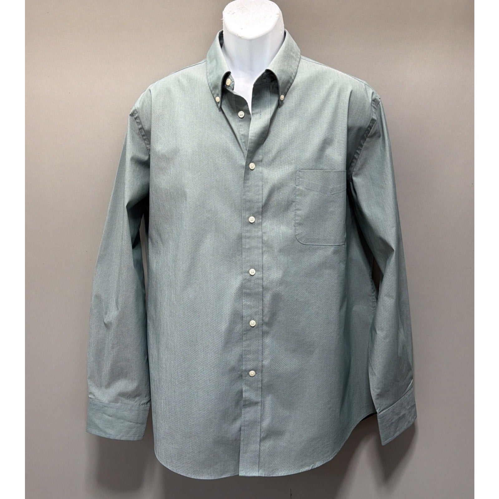 Lauren Ralph Lauren Shirt Mens 17.5 34/35 Non Iron Button Up Long Sleeve NWOT