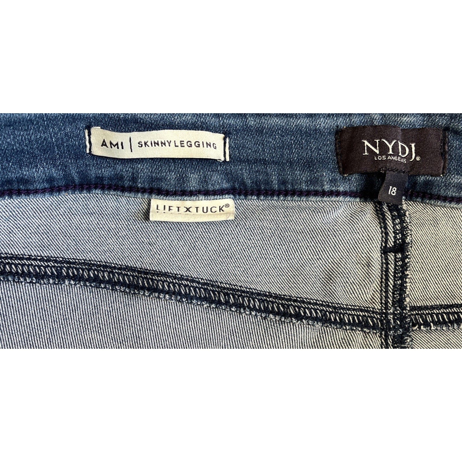 NYDJ Not Your Daughter's Jeans Ami Skinny Legging ankle 18 Med Wash Lift Tuck