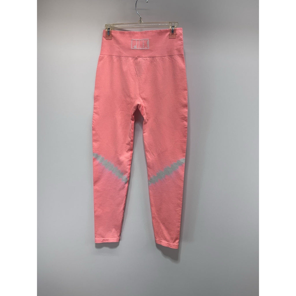 Victoria Secret Pink Cool & Comfy Peach Seamless Leggings Women’s Size Large