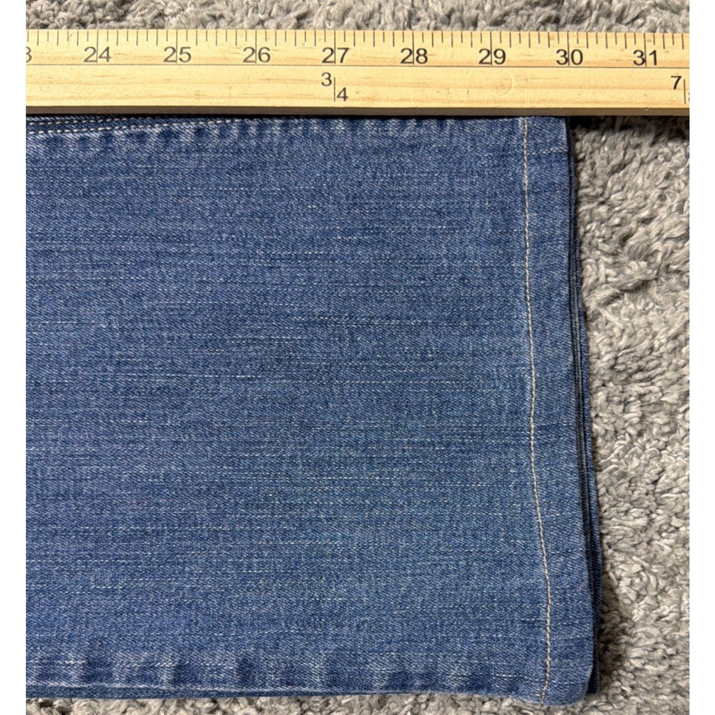 White House Black Market Blanc Bootleg Embellished Jeans Womens Size 2 S 28x30
