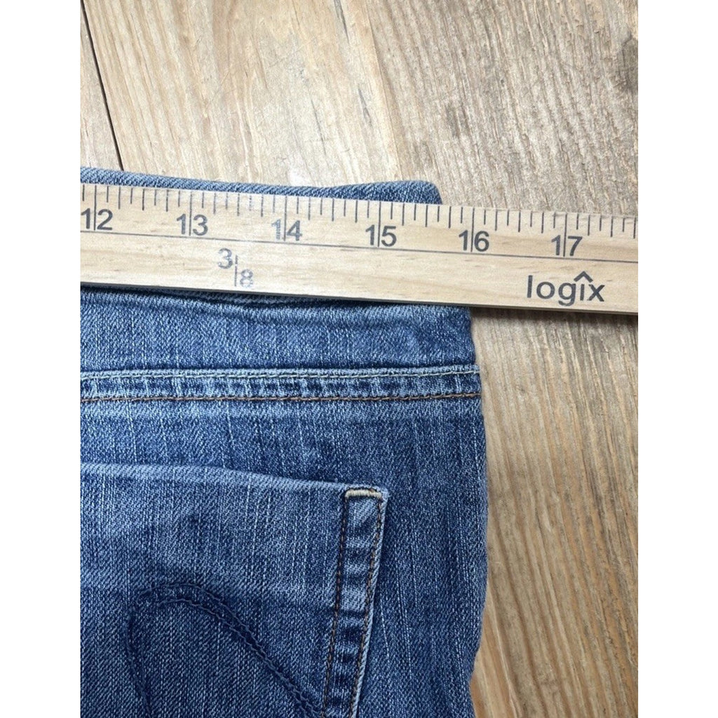 SILVER Laura Blue Stretch Cropped Jeans Low-Rise Women’s Size 30x25
