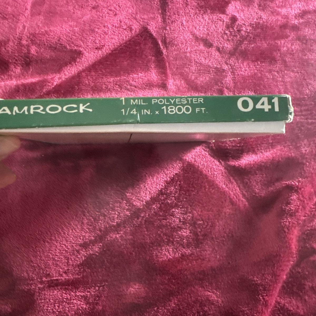 Vtg Shamrock Reel-to-Reel Recording Tape - 7 In X 1/4 IN. x 1800 ft