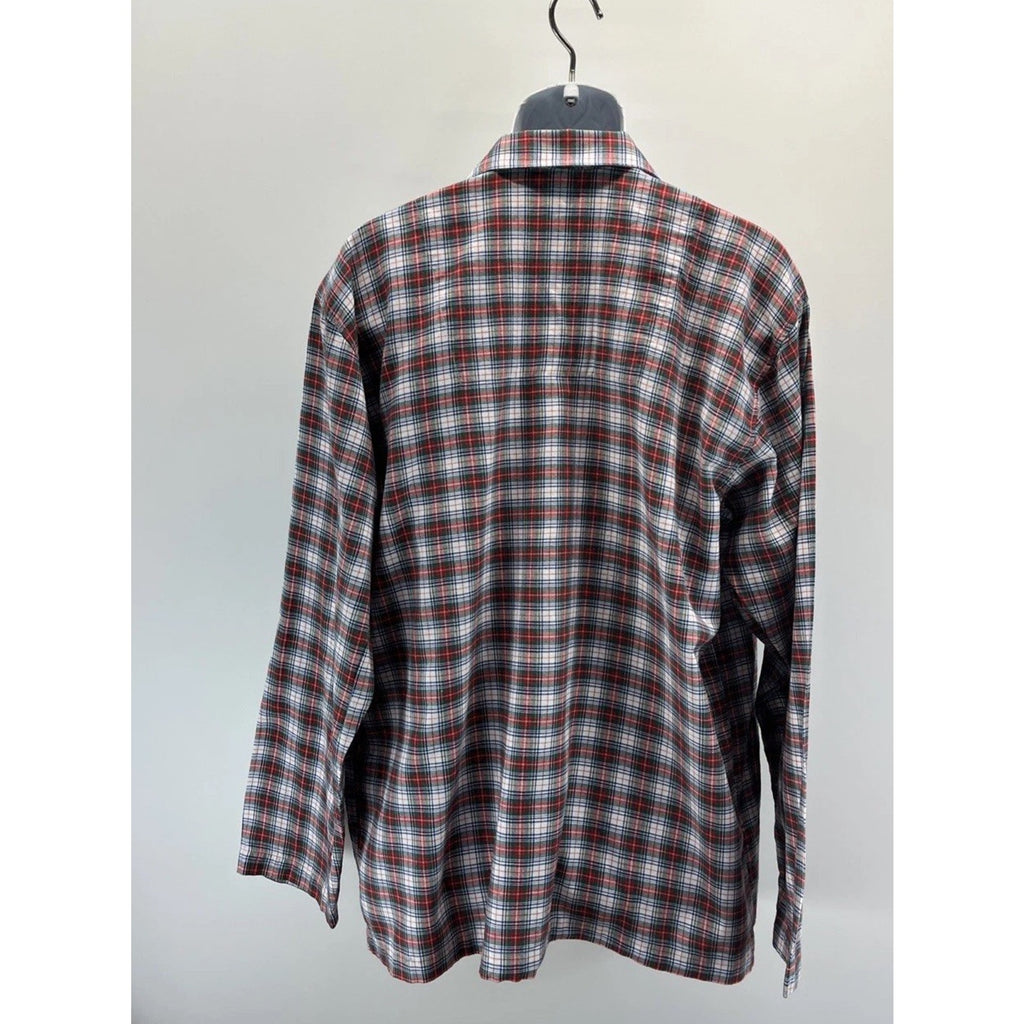 Polo Ralph Lauren Pony Plaid Sleepwear Plaid Button Shirt Size L