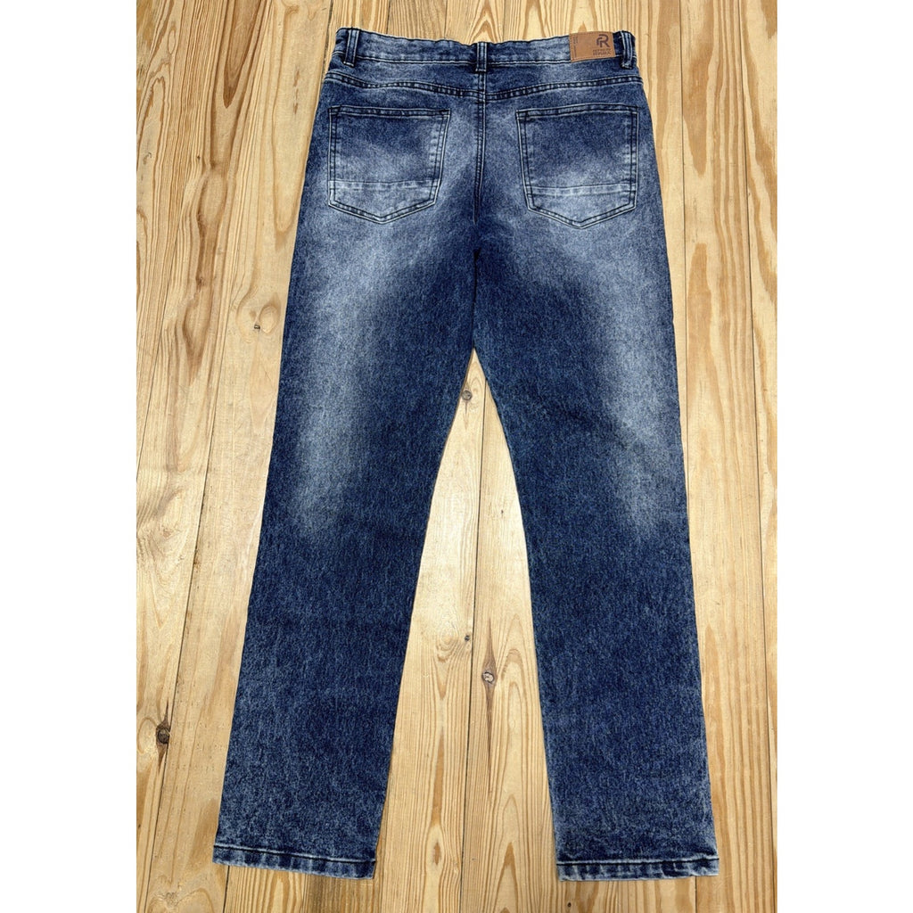 Refinery Republic Denim jeans size 18 sits 30 x 28 slim leg opening