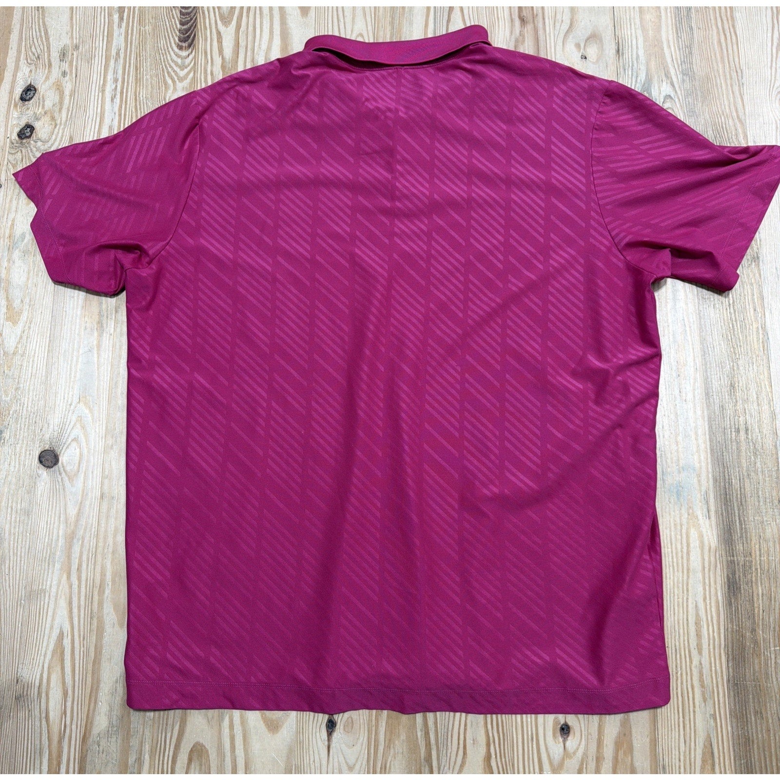 Nike Tour Performance Polo Golf Shirt Men XXL Pink Short Sleeve Pullover