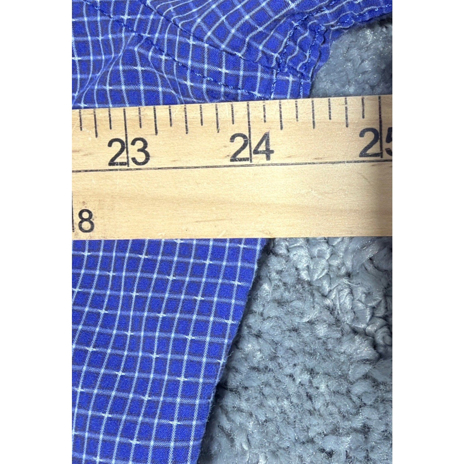 Banana Republic Camden Fit 120s Supima Cotton Blue Size Large