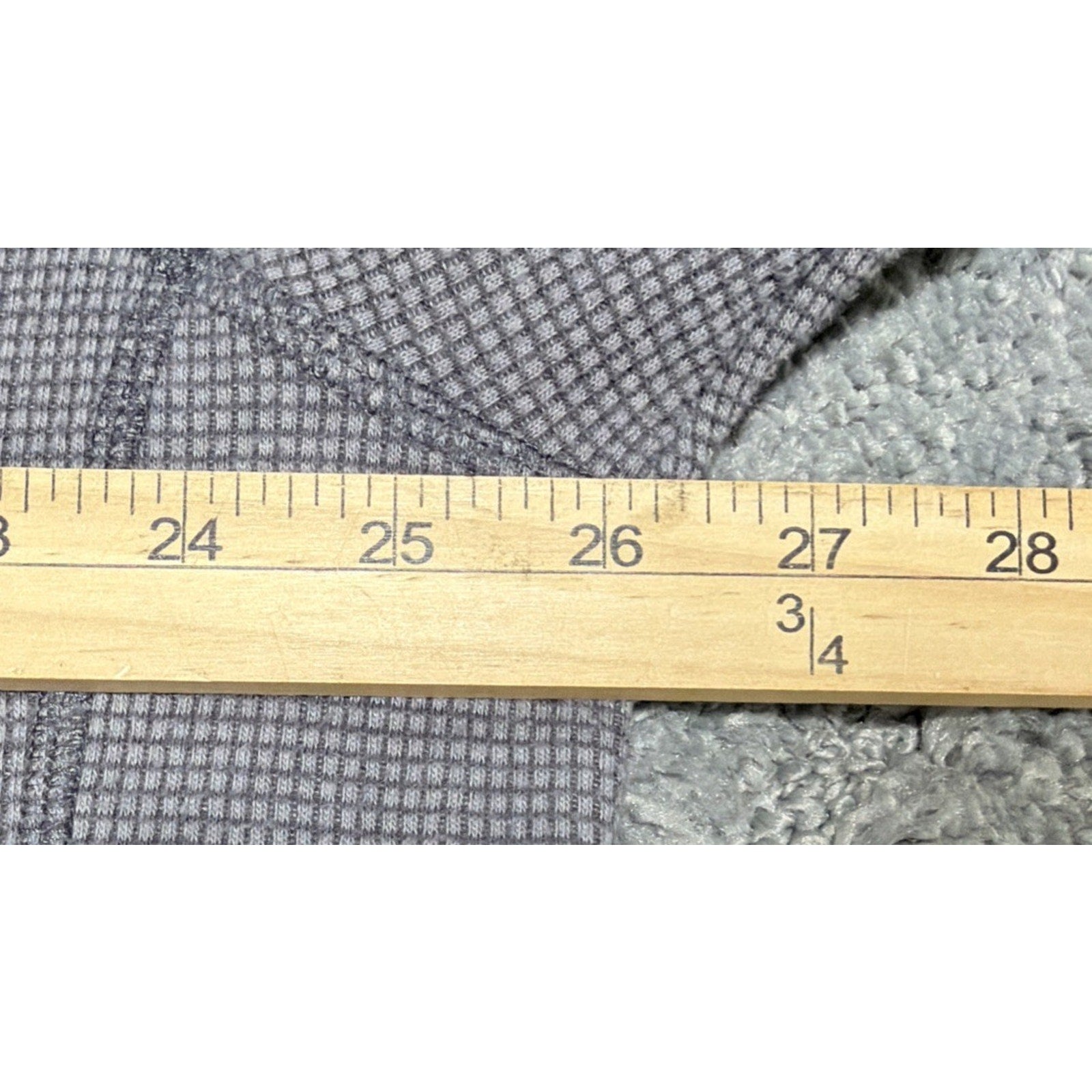 Tommy Bahama Shirt Men's XXL Gray Waffle Knit Thermal Cotton Stretch Casual