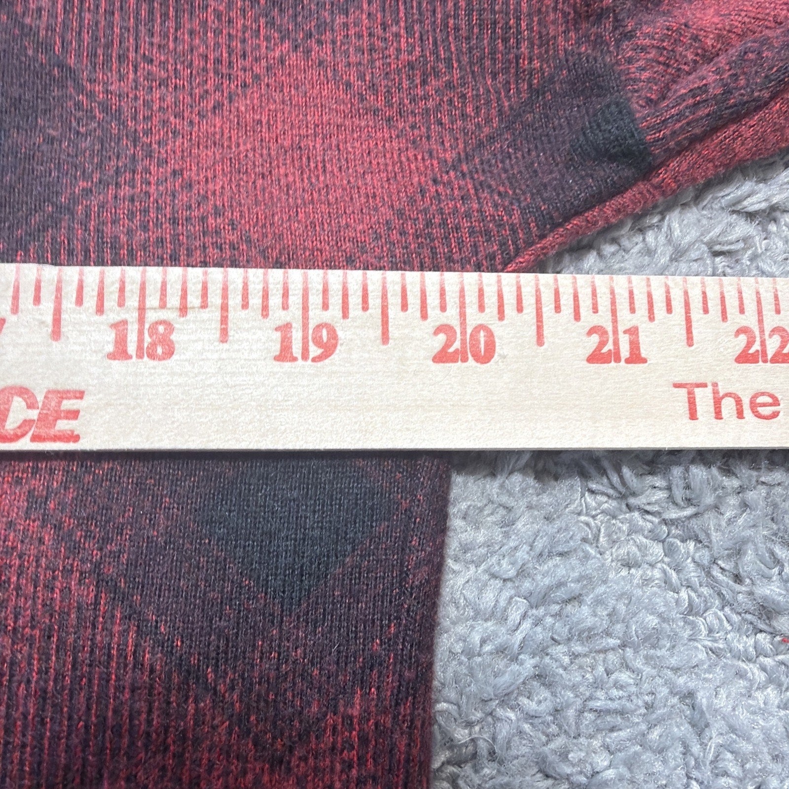 Maurices Lakeside Cozy Plaid Sweatshirt Cowl Mock Neck Sweater Red Women XS NWT