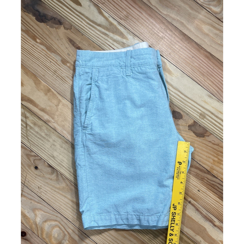 Men's H&M LOGG Blue Chino / Khaki Button Pocket Denim Cotton Shorts Size 29