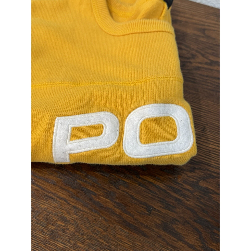 Polo Jeans Company RL-67 Embroidered Sweatshirt Adult Large Yellow Ralph Lauren