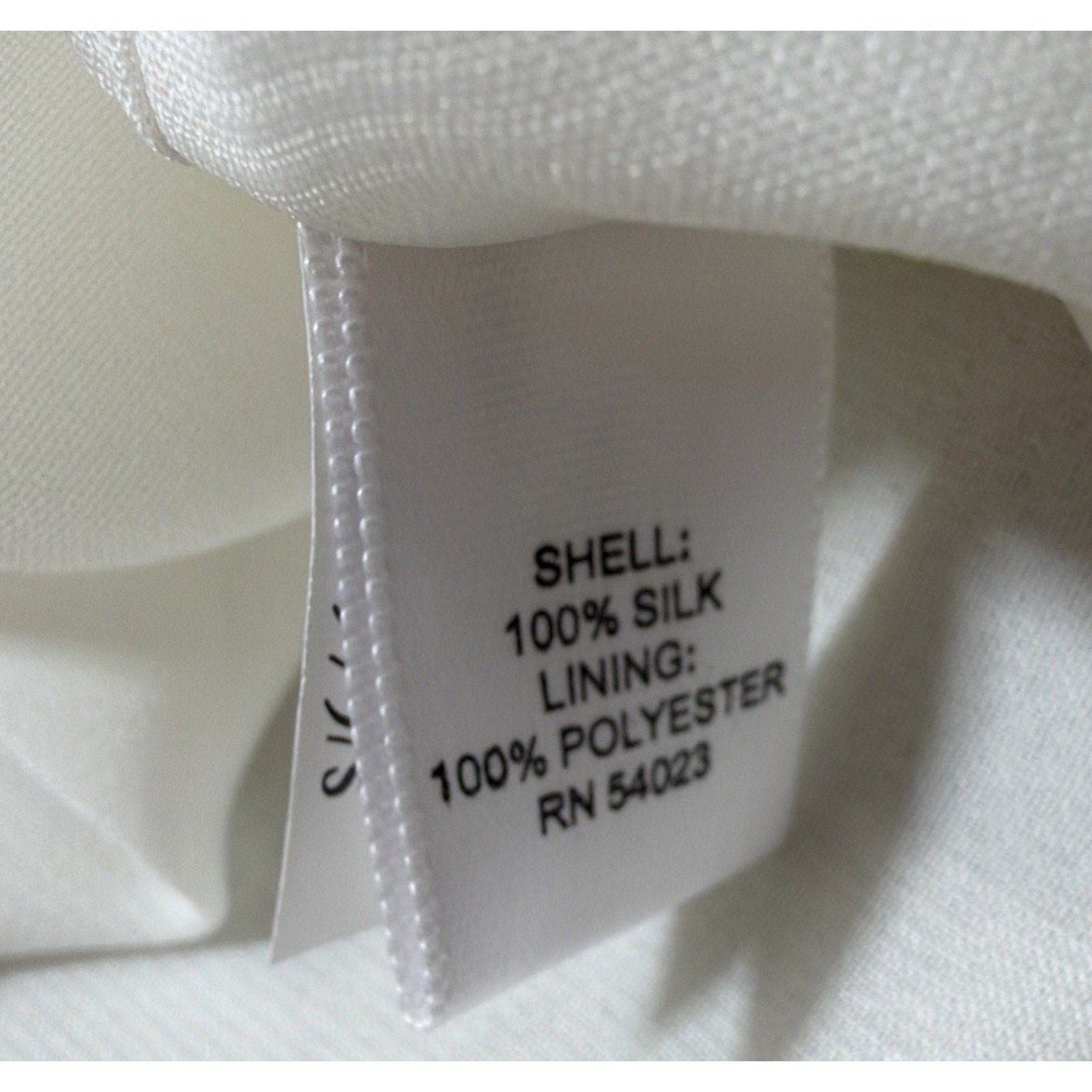 Banana Republic 100% Silk Ivory Shift Dress Womens 6 Satin Hem Sleeveless