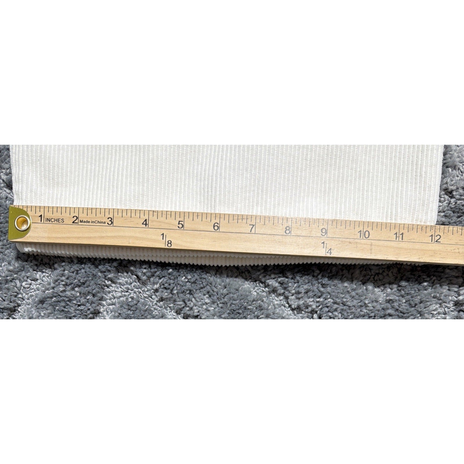 TOPSHOP Women's 10 WIDE LEG Corduroy Pants Jeans 30x27 Ivory High Rise Retro