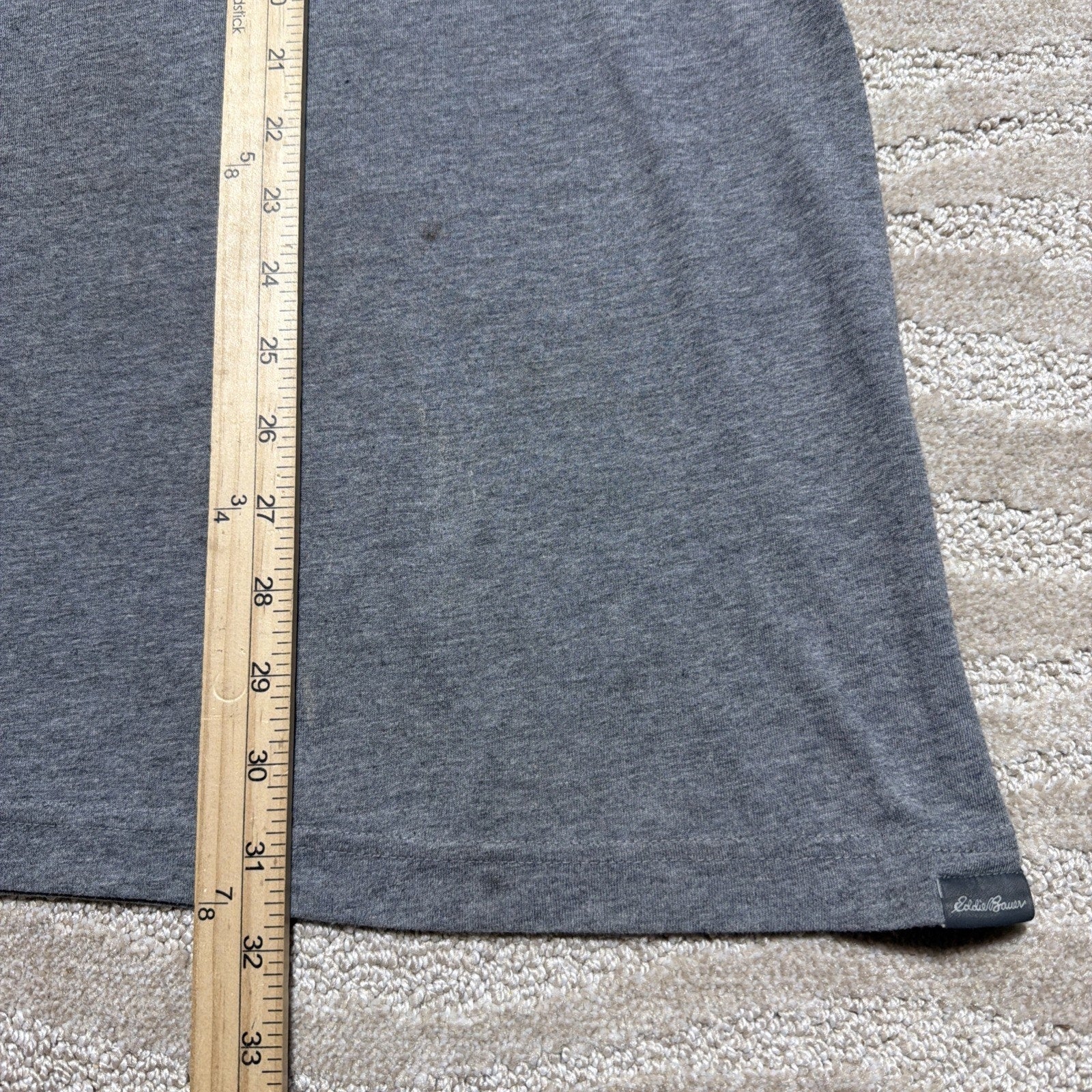 Eddie Bauer Men’s Legend Wash Guide Graphic Classic T-Shirt Color Grey Size 3XL