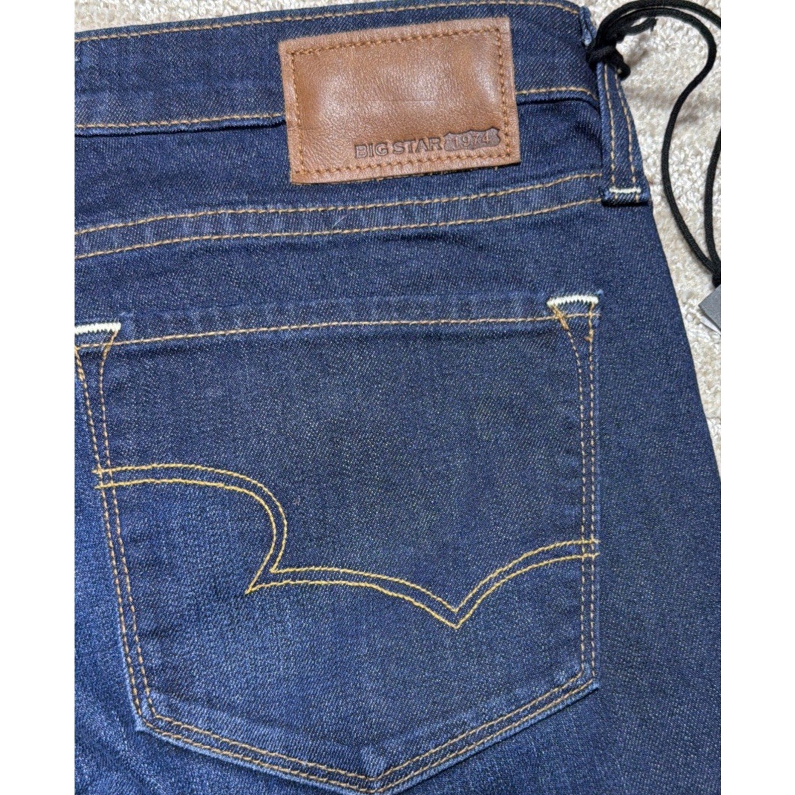 Big Star Remy Low Rise Fit Women's Blue Jeans Denim 32S Stretch Sz 32x30 NWT Y2K