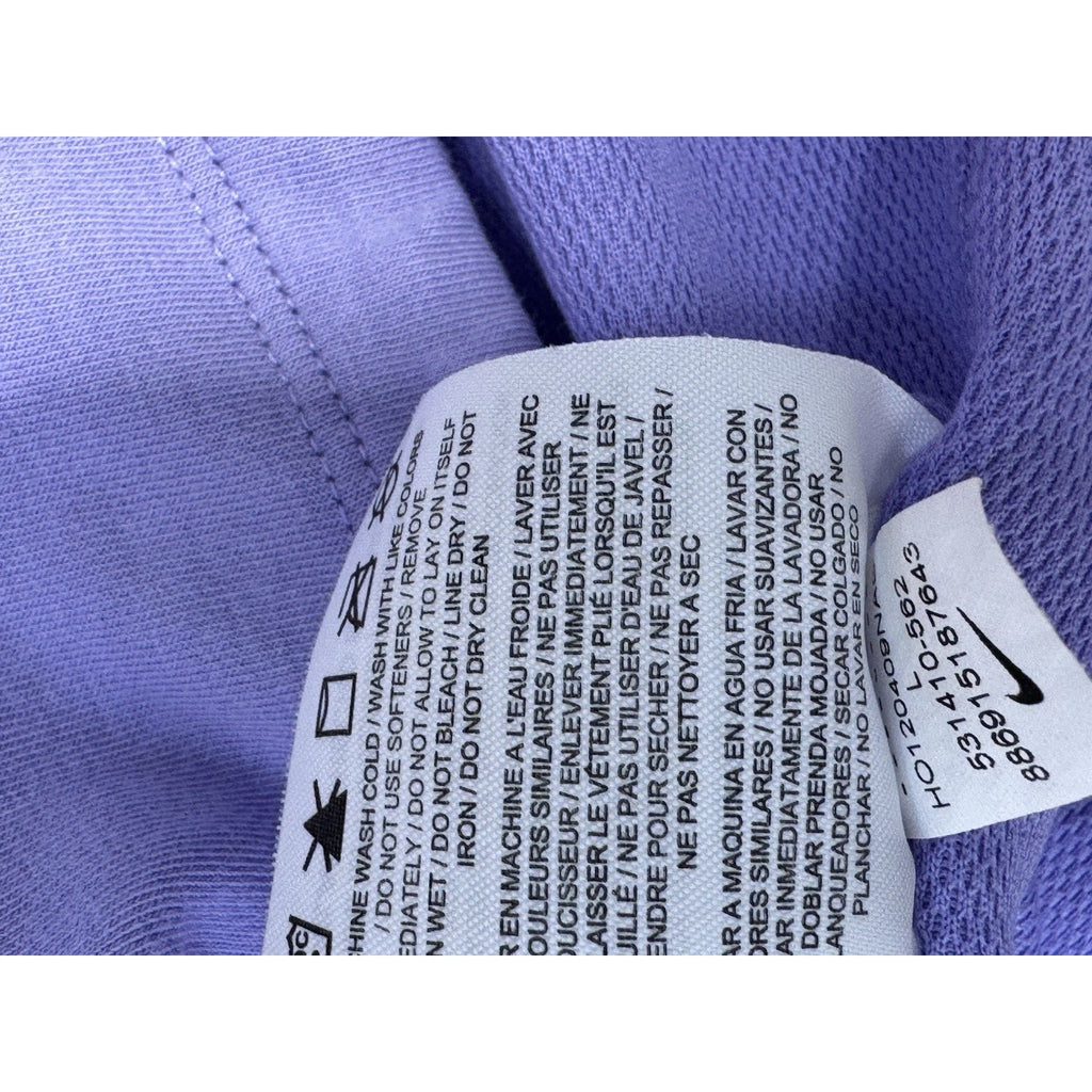 Nike Purple Drifit Sweatshirt Lavender Hoodie Pullover Women’s Size Large