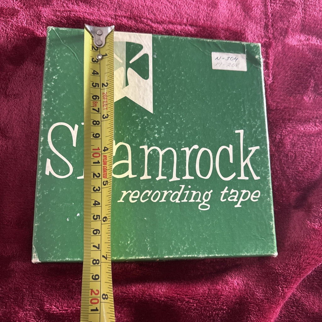 Vtg Shamrock Reel-to-Reel Recording Tape - 7 In X 1/4 IN. x 1800 ft