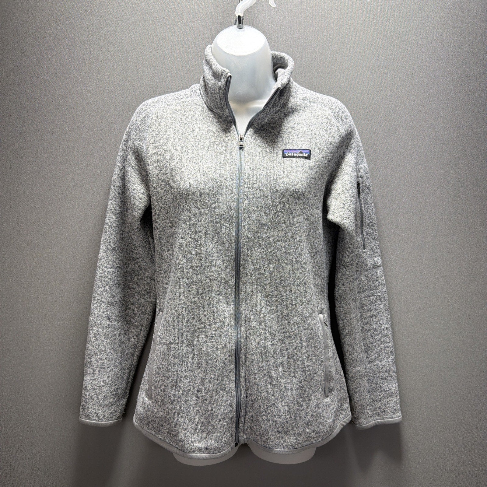 Patagonia Womens - Better Sweater Fleece Full Zip Jacket - Birch White Size M