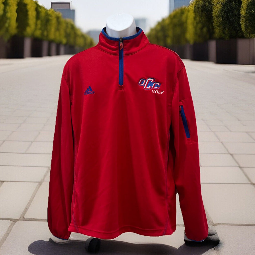 Adidas Men’s Climalite Sideline Logo Ultimate 1/4 Zip Golf Pullover Size M