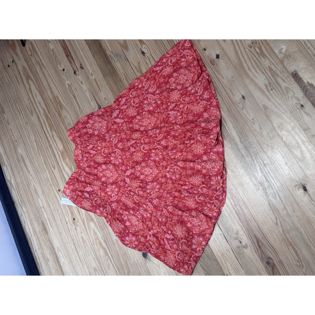 Soft Surroundings RUARI GAUZE MAXI-SKIRT PETITE Pink Women’s Size Petite M New