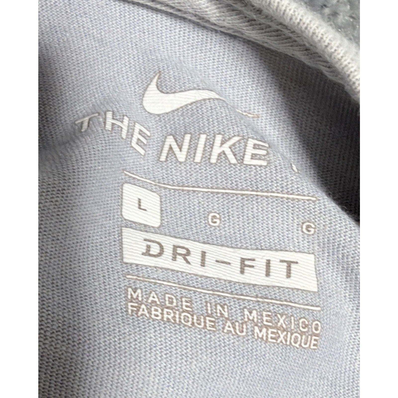 Nike Dri Fit TEE New York Basketball GRAPHIC LONG SLEEVE TOP Gray Sz Large