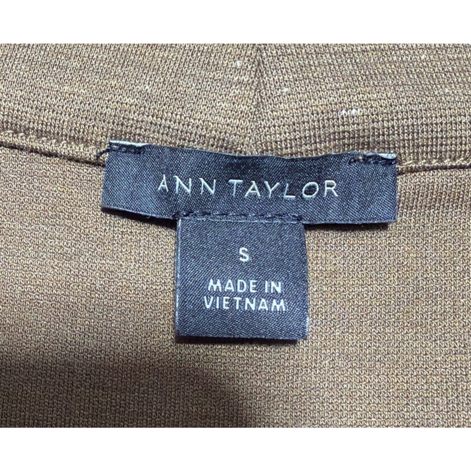 Ann Taylor Sweater Pullover Women S Brown Speckled Knit Long Sleeve High Neck