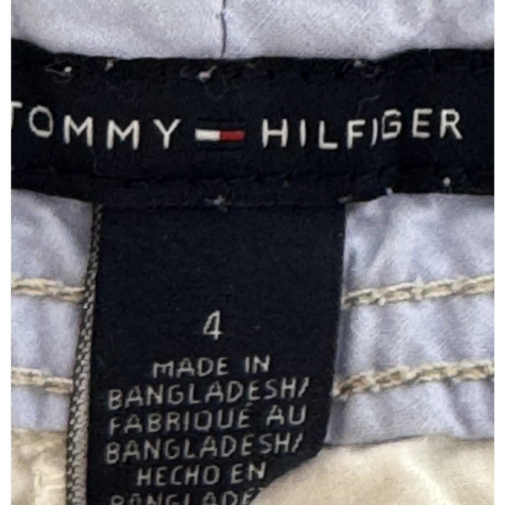 Tommy Hilfiger White Broke In Cotton Cargo Capris Women’s Size 4 (32X21 1/2)