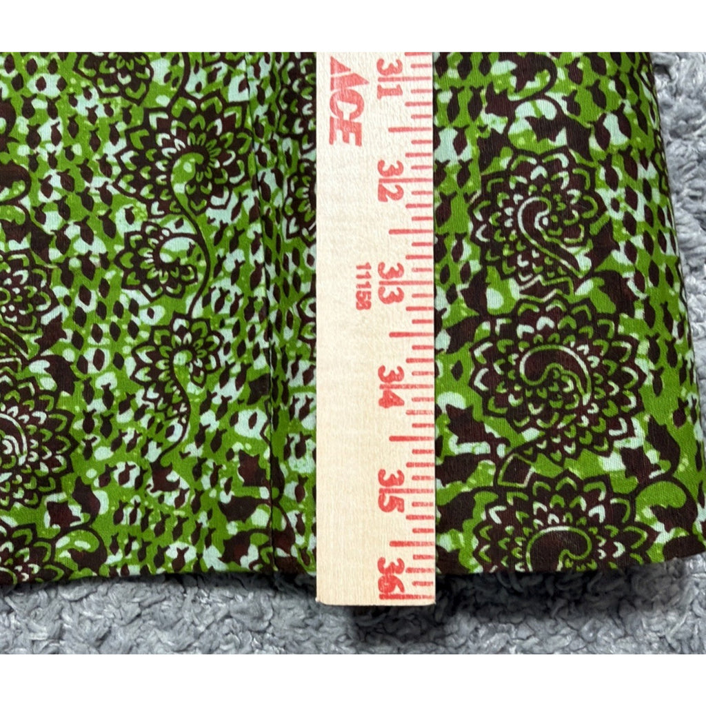 Ayindisa Ginatu Exclusive Women’s Trench Coat Jacket Size 12 Green African Print