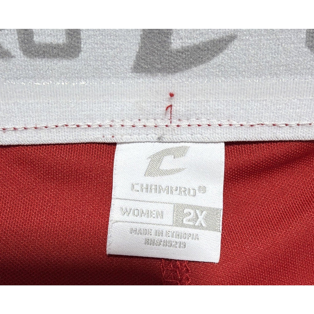 Champro BP11 Women’s Softball Pants 2XL Red Elastic Bottom Fastpitch NWT