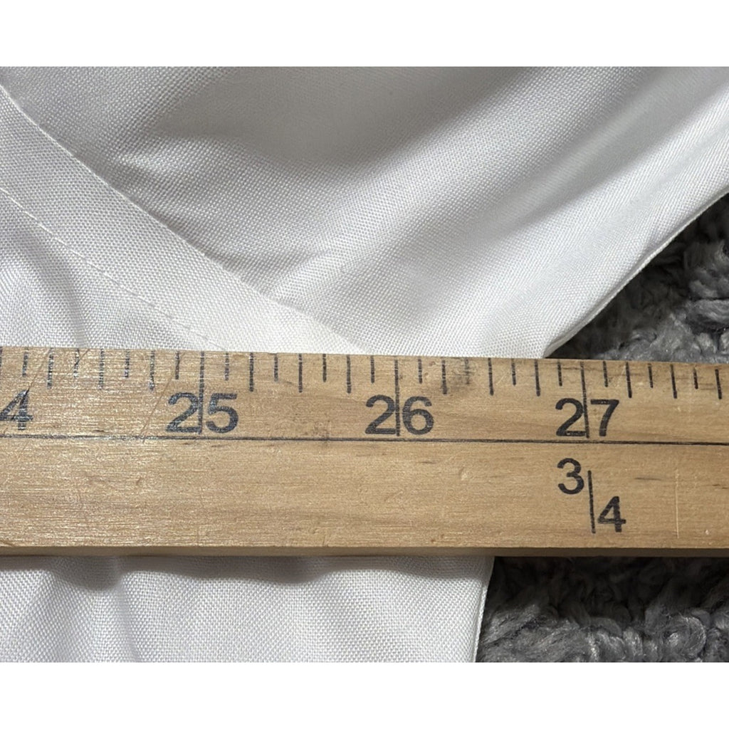 New Chaps Performance Ultimate Non Iron LS Men's Dress Shirt White 18 34-35 2XL