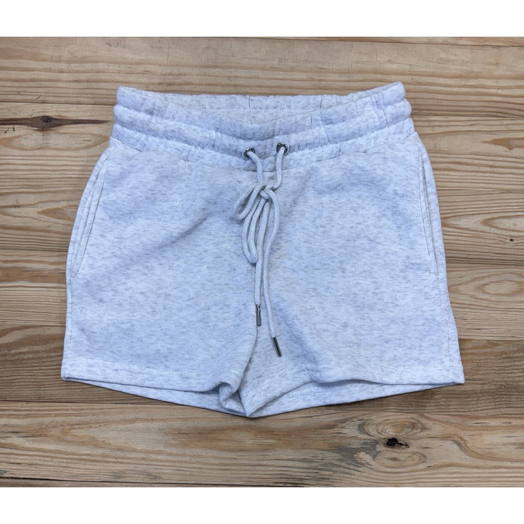 Better Together Gray Heather Drawstring Shorts With Pockets Junior Women’s XS