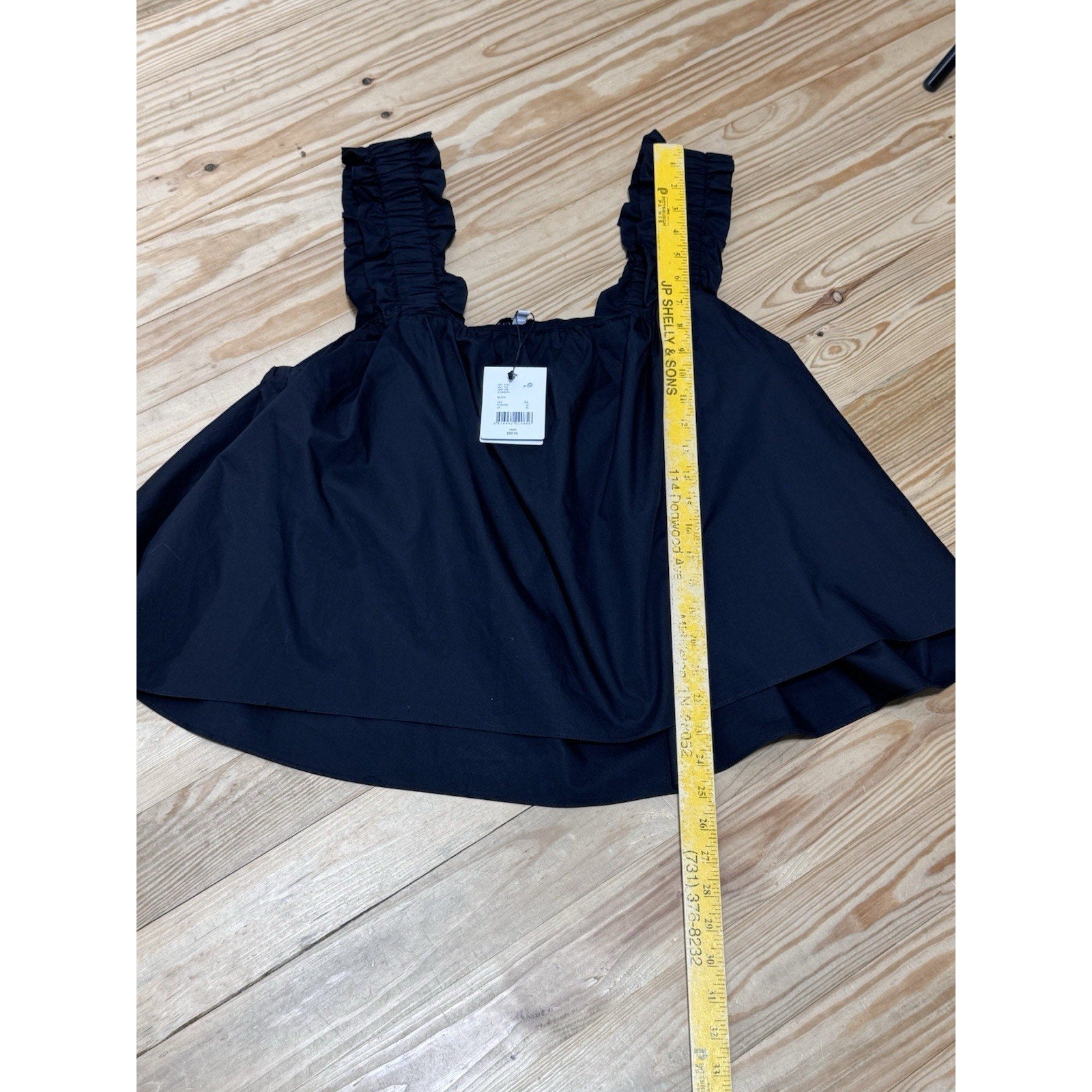 Gibson Latimer Sleeveless Black Cotton Top Tank Cotton Women’s Size X-Large New
