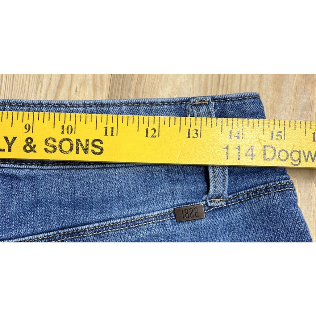 1822 Blue Denim Jean Cutoff Shorts Women Size 4
