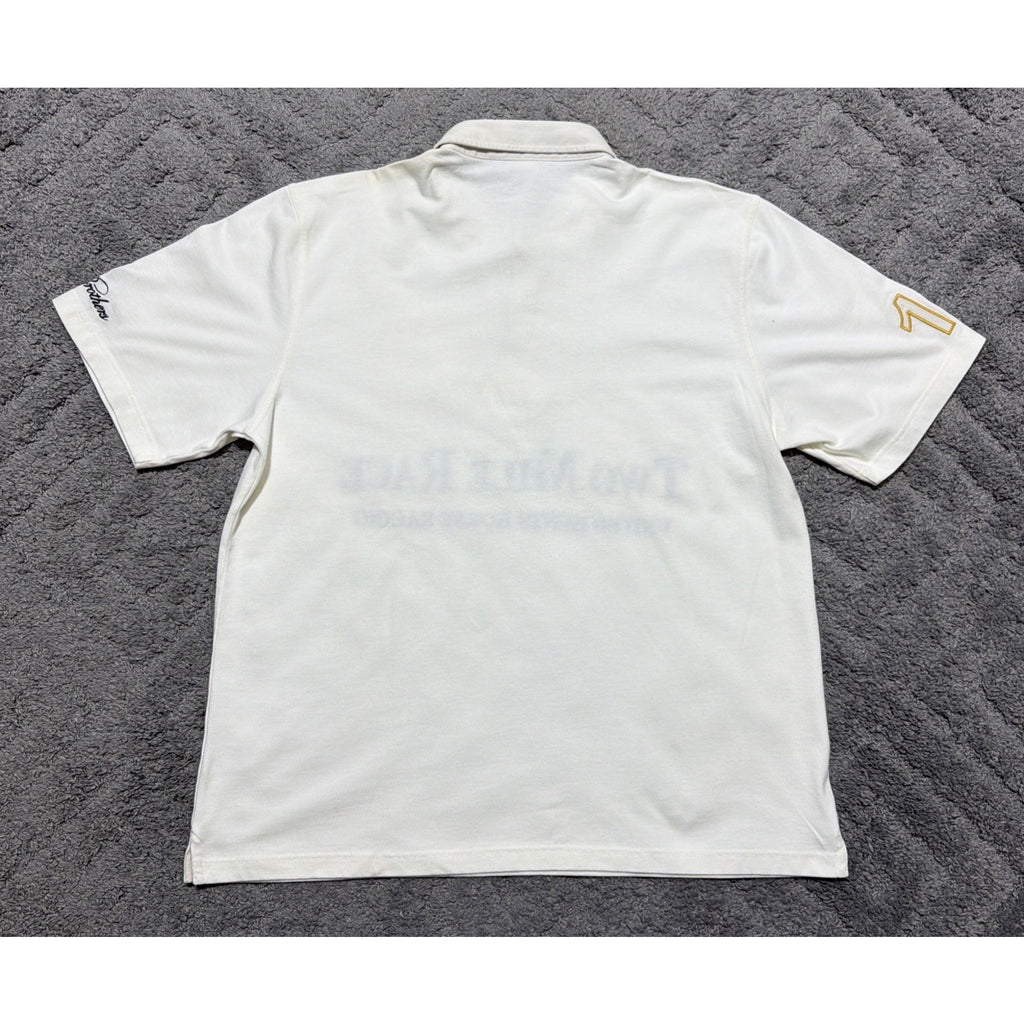 Brooks Brothers Two Mile Race Rugby Polo Shirt Mens XL Horse Racing Embroidered