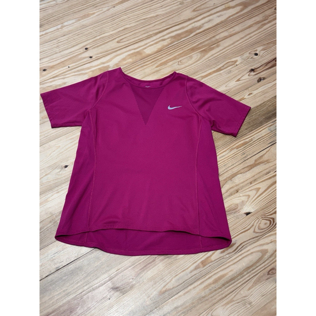 Nike Zonal Cooling Dri-Fit Pink Round Neck Athletic T-Shirt Women’s Size Large