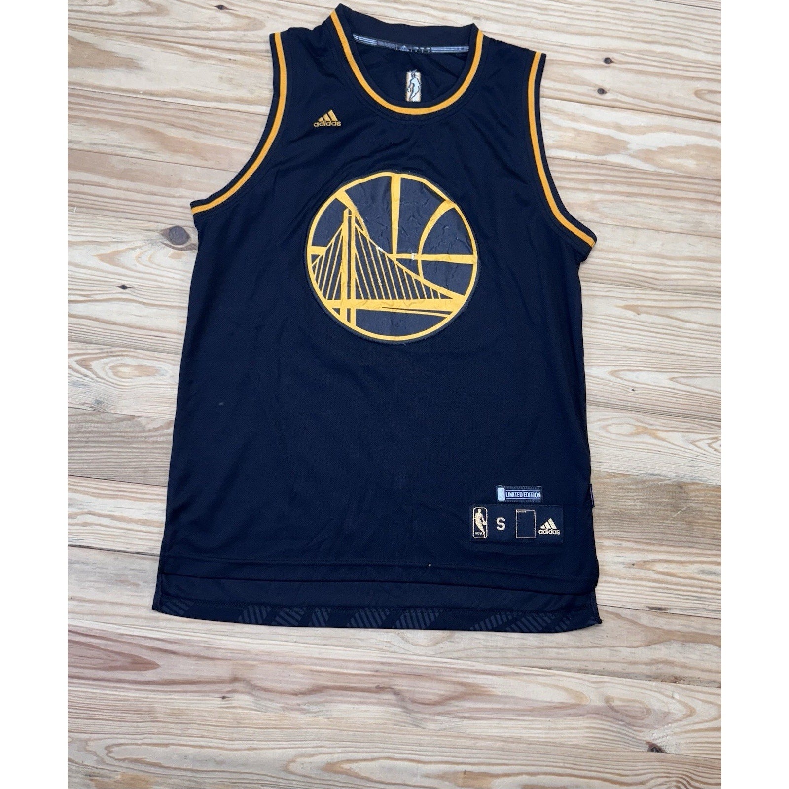 Adidas Warriors Stephen Curry Limited Edition Jersey NBA Men’s S Damaged See Pic