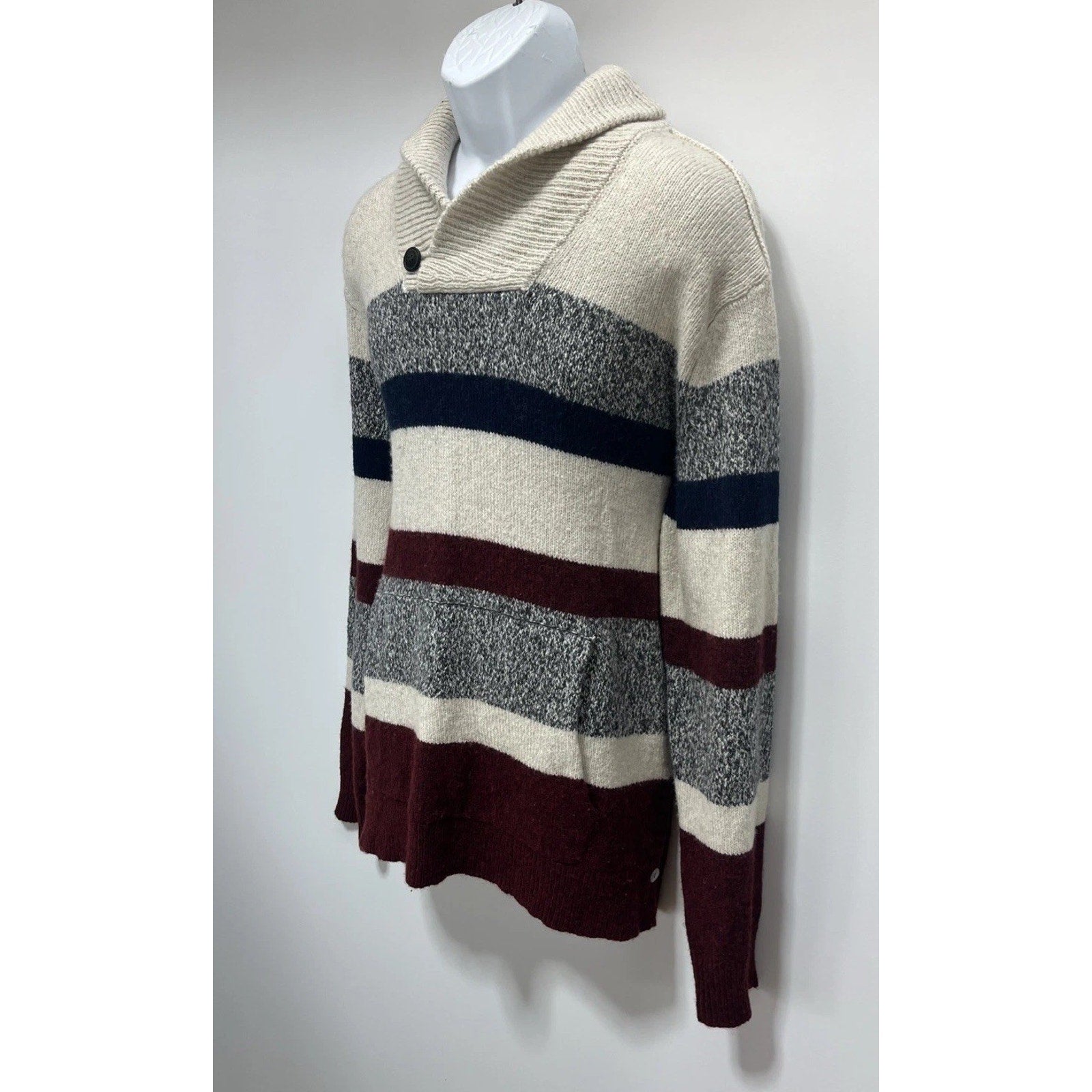 American Eagle Outfitters Seriously Soft Wool Blend Sweater L Kangaroo Pouch NWT