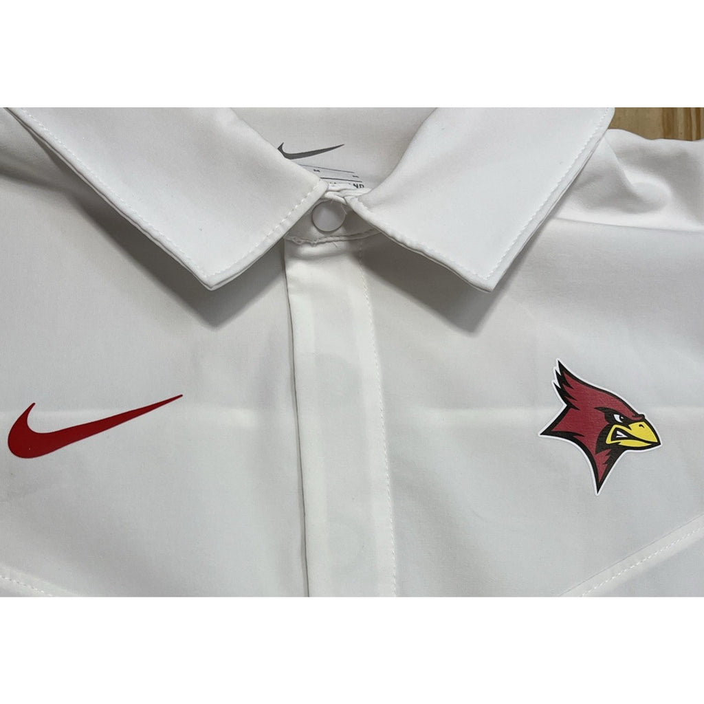 NWT Louisville Cardinals Nike Dri Fit Men's Polo Shirt White Size Medium
