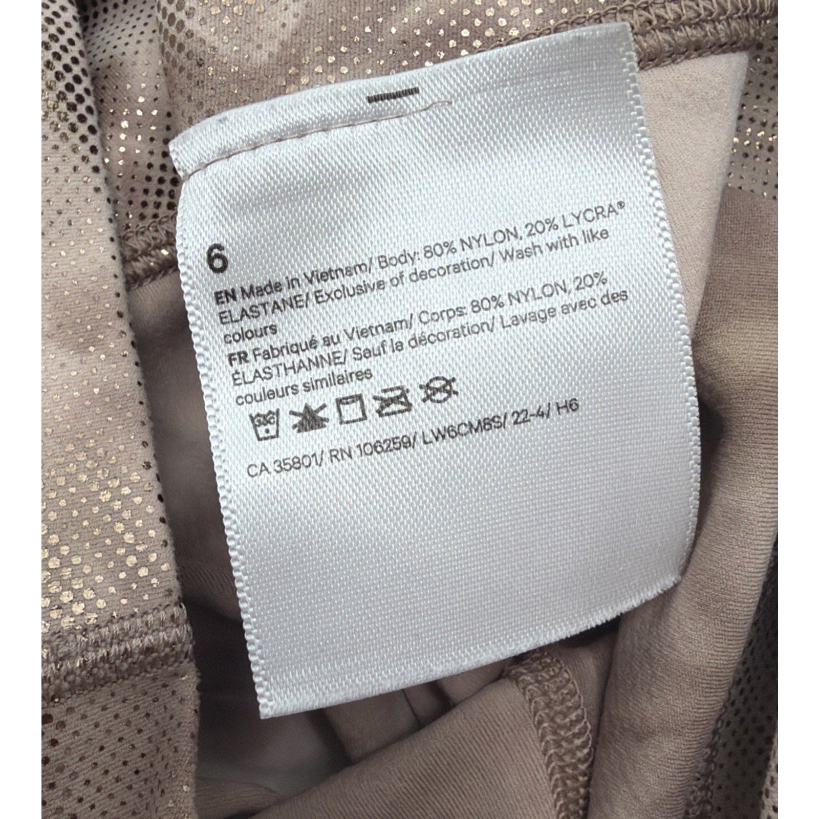 Lululemon Align HR Pant 25” *Shine Size 6 DYM8 Nulu High Rise