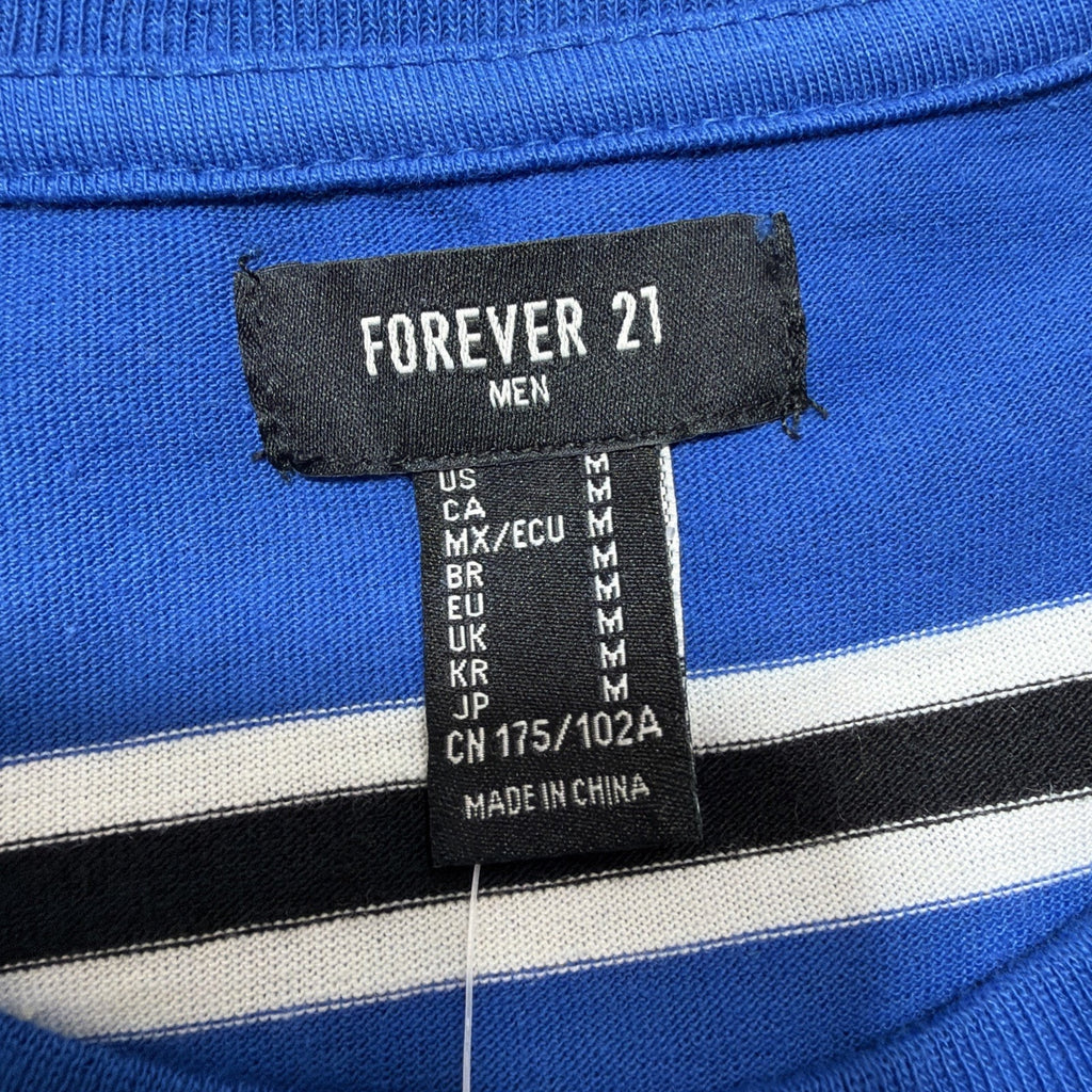 Mens Forever 21 Cotton Blend Crew Neck Short Sleeve Tshirt Medium NWT