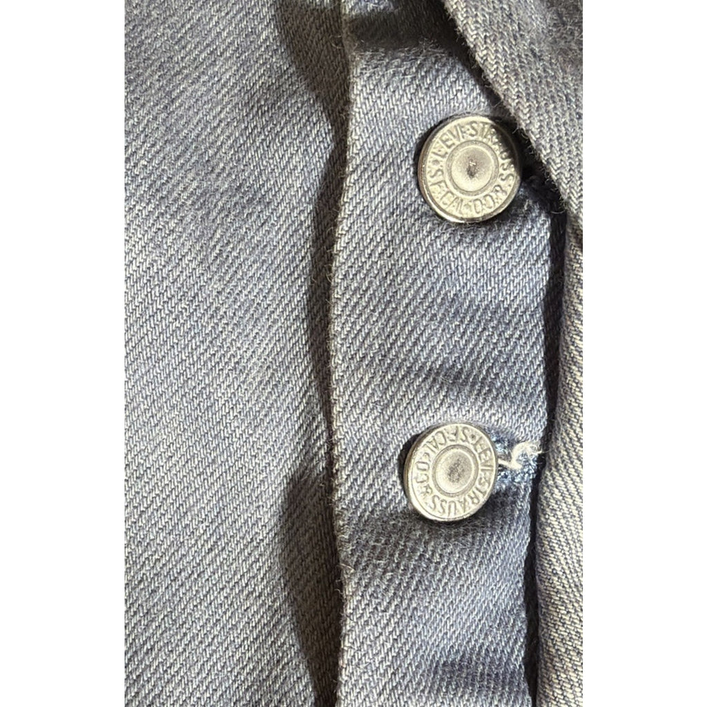 Levi's 501 Men's Gray Blue Straight Button Fly Jeans 40x32 Actual 38x30 Workwear