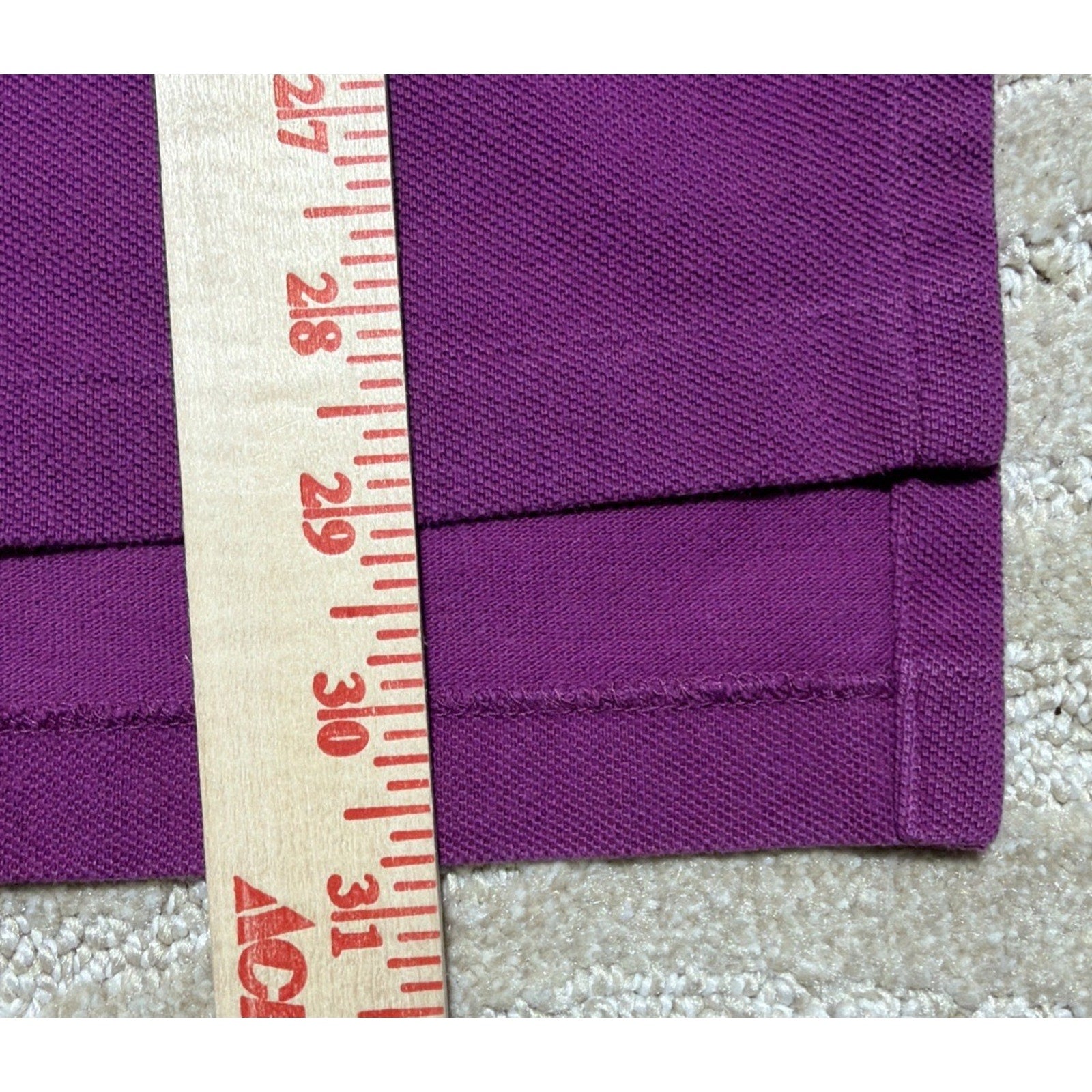 Vintage Polo Ralph Lauren Shirt Mens XL Purple Cotton Golf Rugby Polo Made USA