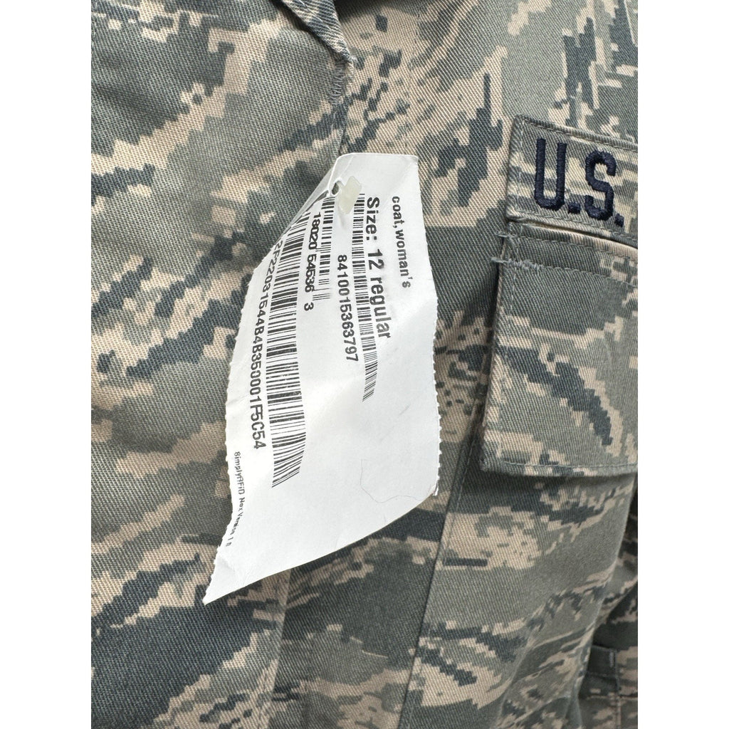USAF Air Force Army OCP Uniform Jacket Coat Women's Size 12R NWT With Patches